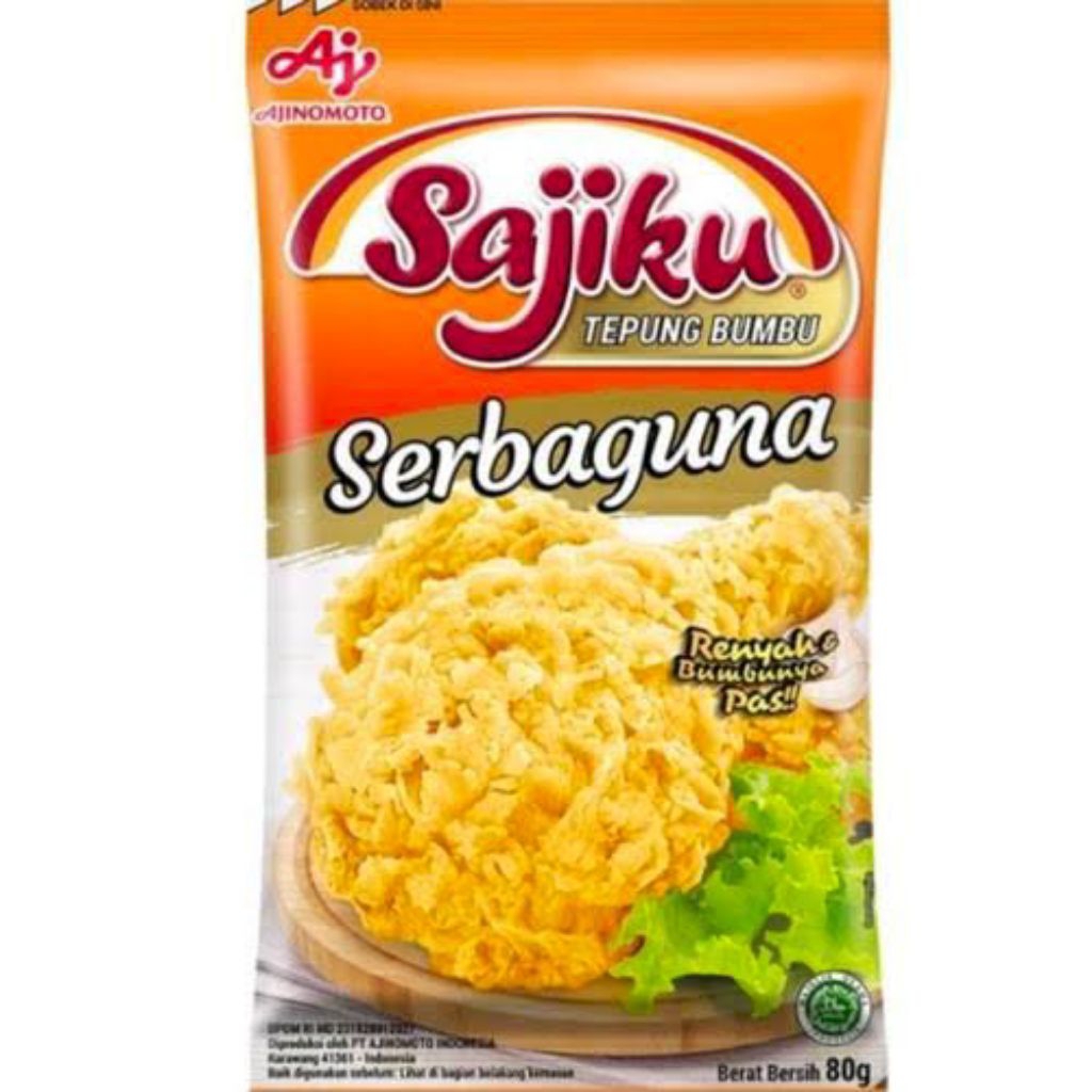

Tepung Bumbu Serbaguna Sajiku Sachet Kemasan (80 gr)