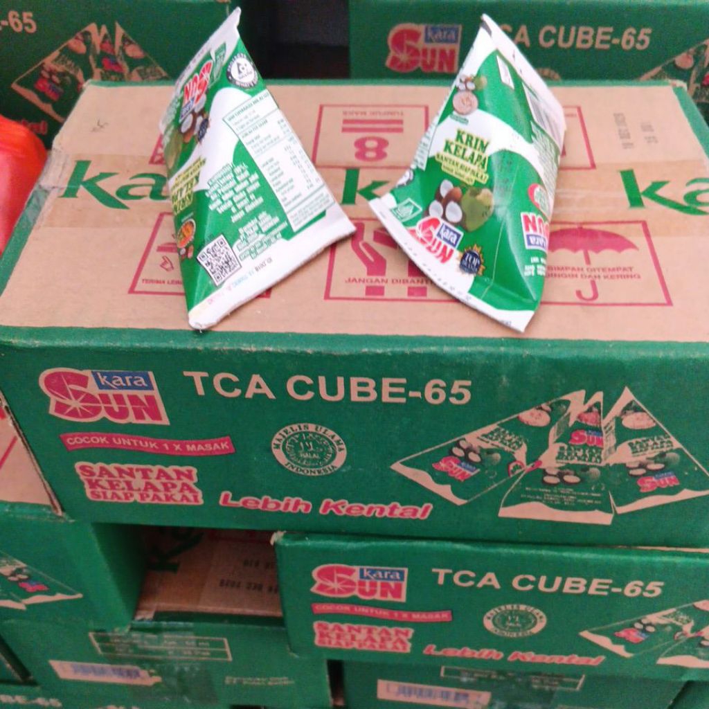 

SUN KARA Santan instan TCA-CUBE-65 65ml 36 pak 1 dus