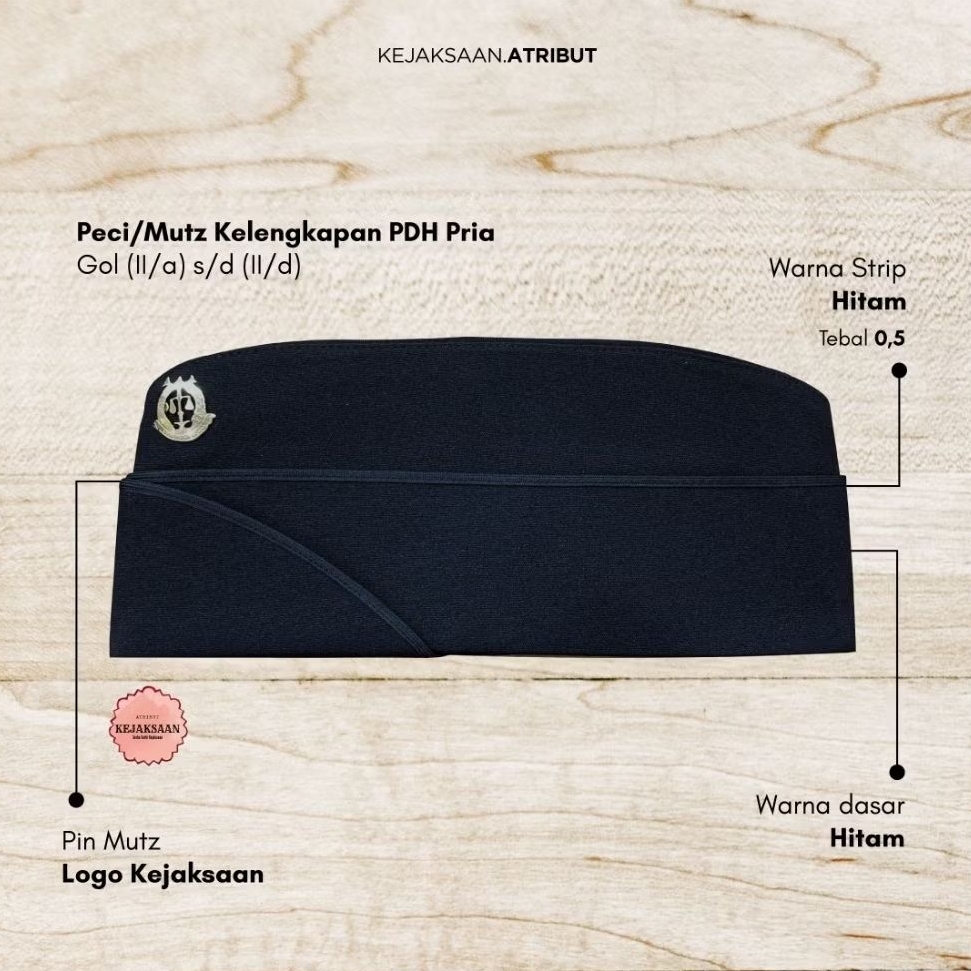 Peci PDH Kejaksaan - Mutz PDH Pegawai Kejaksaan Gol II, III, IV
