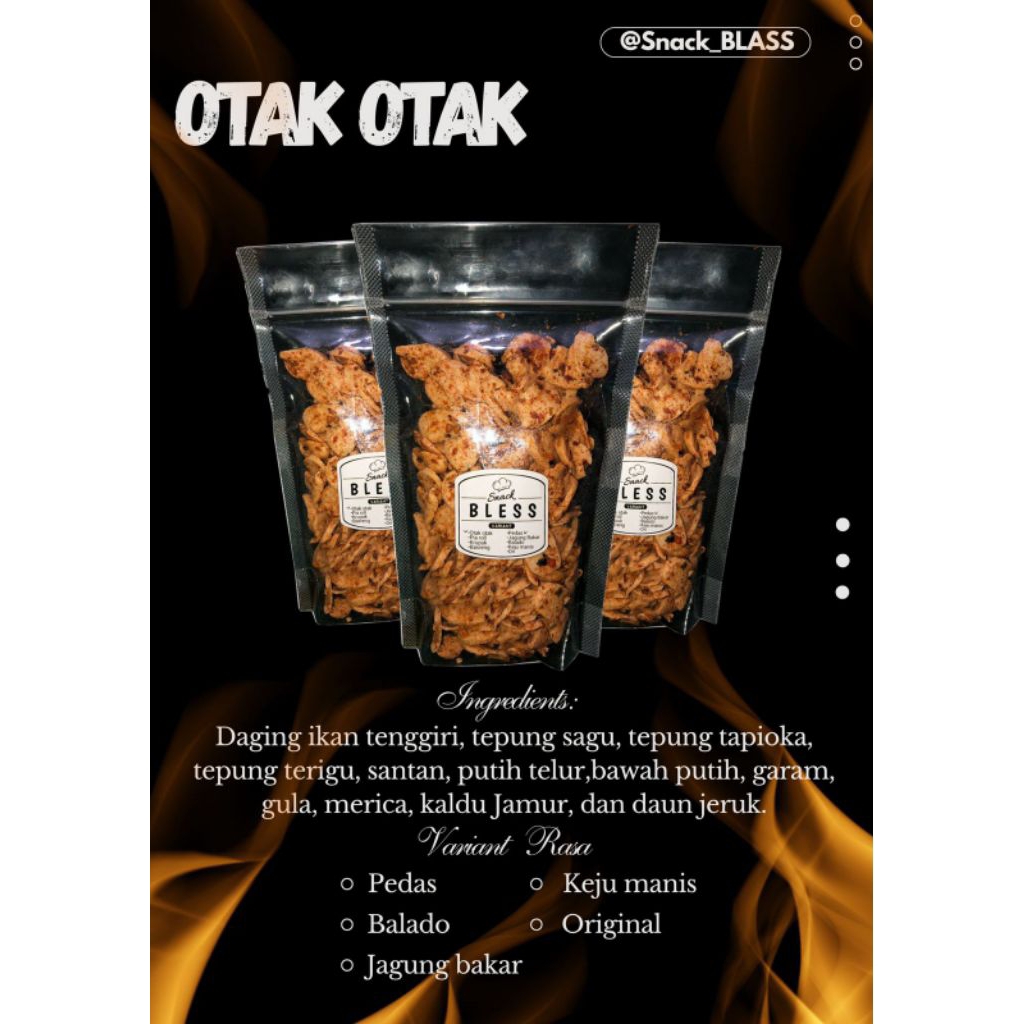 

(125g) otak-otak goreng daun jeruk || basreng daun jeruk murah