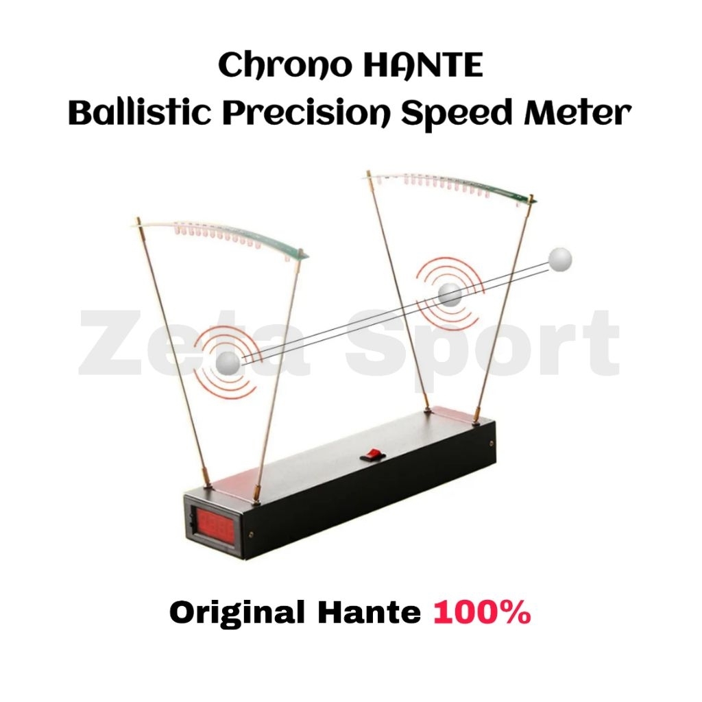 Chrono Hante Precision 2026 Original Hante 100% Chronograph Ballistic Speed Tester | Alat Ukur Kecep