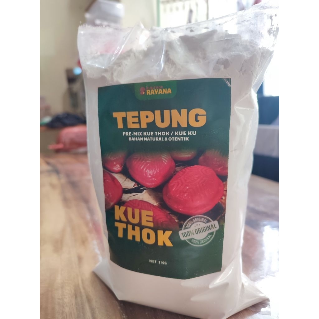 

Tepung Premix Kue thok / kue ku 1kg