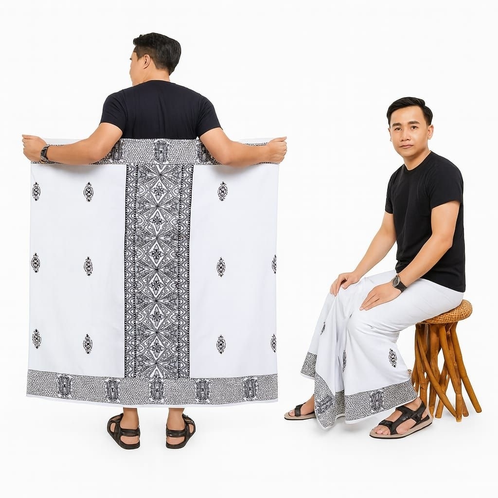 SARUNG BATIK DEWASA / SARUNG PRINTING BATIK / SARUNG PRIA DEWASA