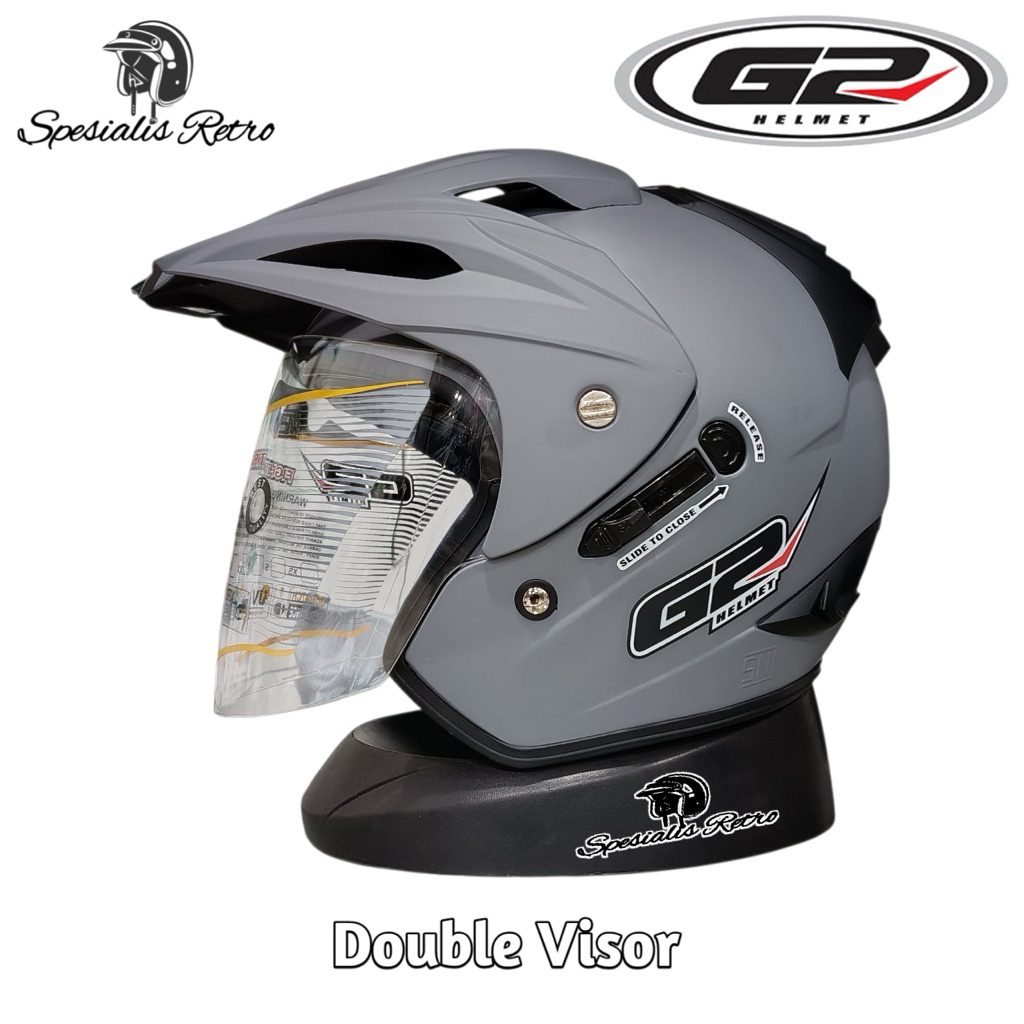 G2 Exterminator - Helm dewasa double visor