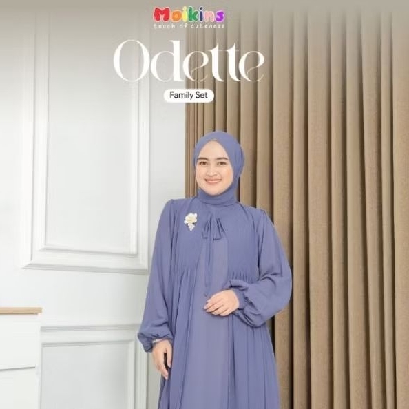 ODETTE PASHMINA & KHIMAR (Mom & Little)
