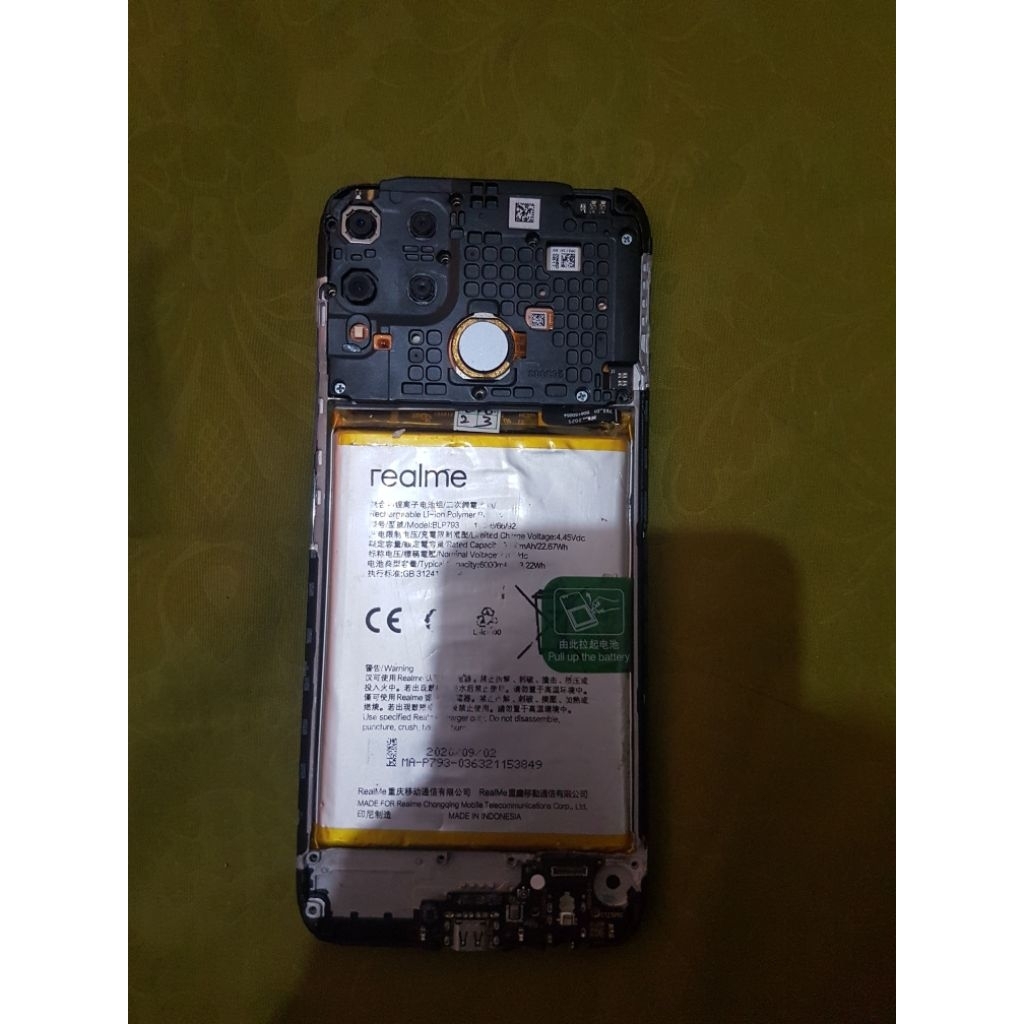 Mesin Realme C15 Qualcom hidup