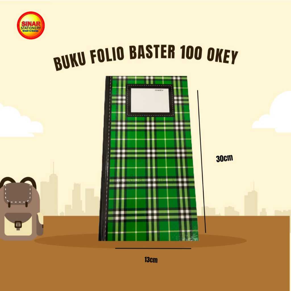 

Buku folio baster 100 okey