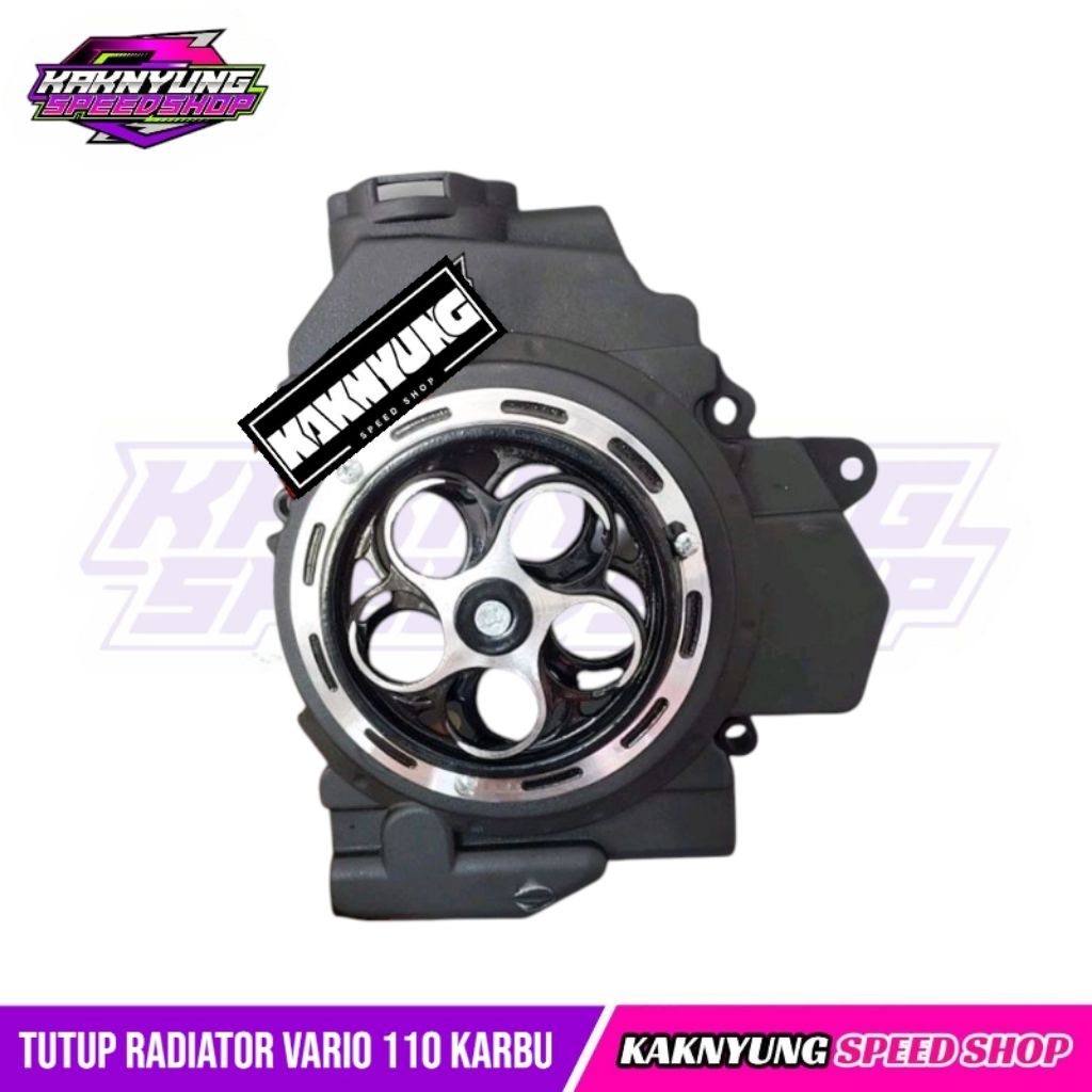 Tutup Radiator Vario 110 Karbu Cover Radiator Vario 110 Karbu Set Spinner Bulat PNP Vario 110 Karbu 