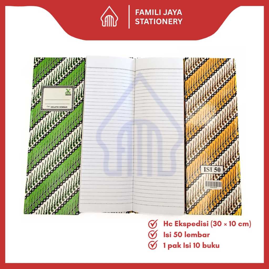

GELATIK KEMBAR Buku Tulis Hard Cover Batik Ekspedisi Isi 50 Lembar