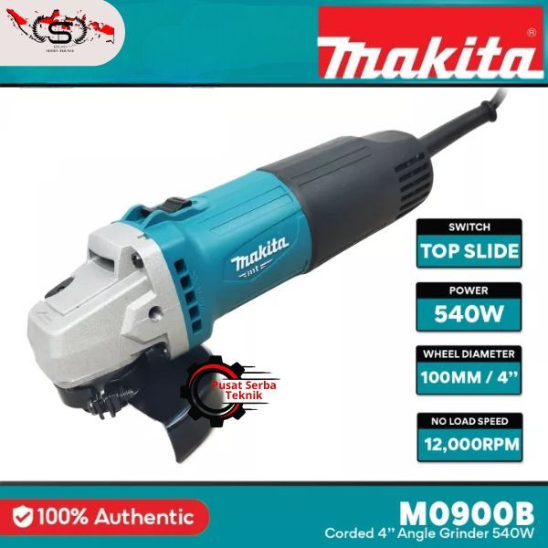 Mesin Gerinda Tangan Maktec Makita 4" Angle Grinder MT90 MT 90 MAKITA M0900B