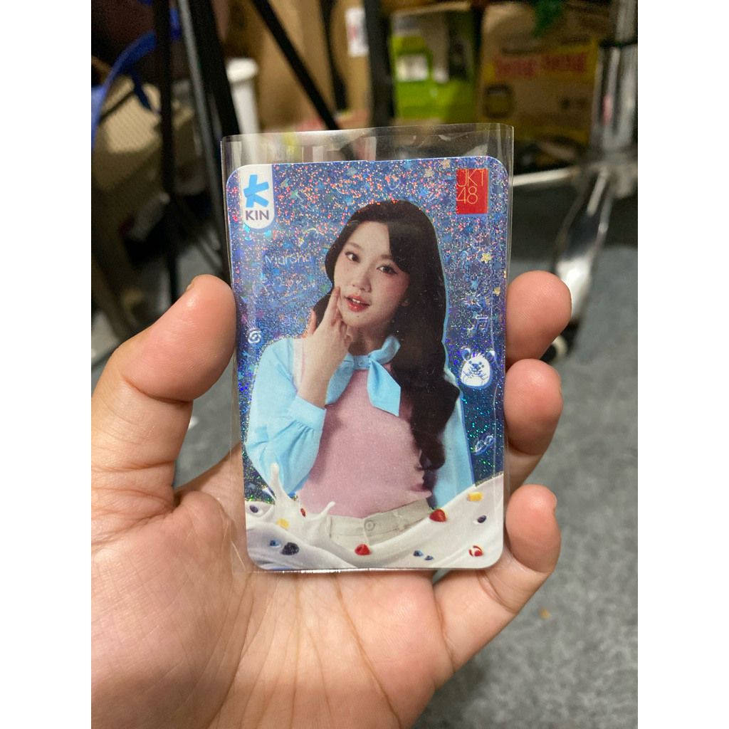 Photocard PC JKT48 x Kin Yogurt Marsha Holo Blink OFC