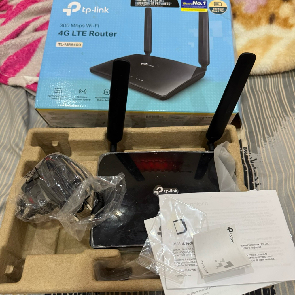 Router Modem 4G LTE TP-Link MR6400 Ver. 5.0 Bekas/Second