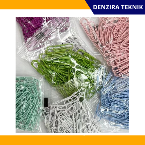 

Paper Clip Rainbow(70pcs)/Klip Kertas Warna Warni/Jepitan Kertas Rainbow/Perlengkapan Sekolah & Kantor