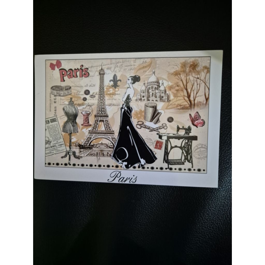 

kartu pos paris/ paris eiffel tower france postcard