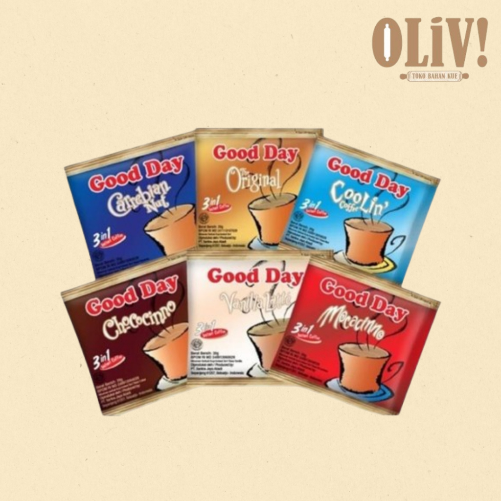 

Good Day Coffe All Varian 3 in 1 (1 Pack isi 10 Sachet)