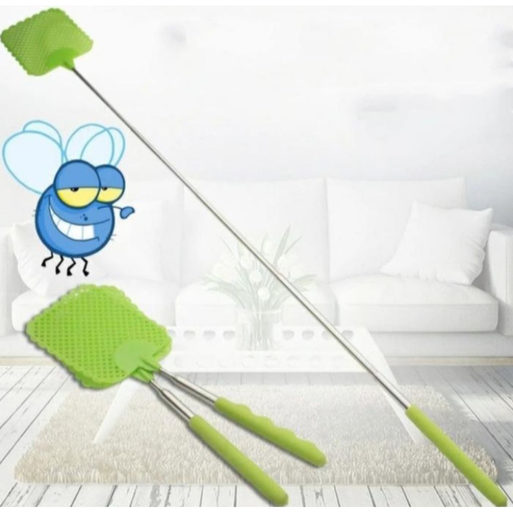 Tongkat Pemukul Lalat Teleskopik Bisa Ditarik Panjang Alat Serangga On