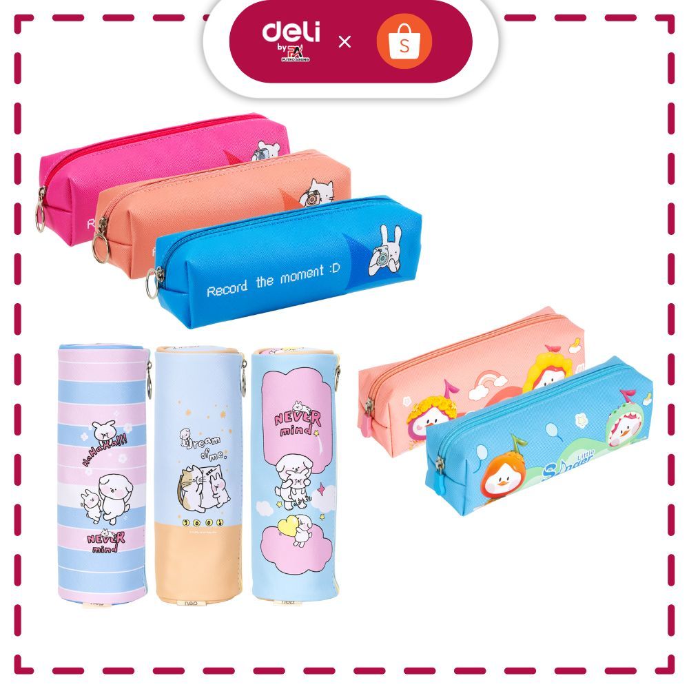 

Deli Tempat Pensil / Pencil Pouch Lucu Kapasitas Besar EH9XX
