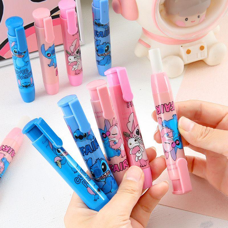 

PENGHAPUS CETEK STITCH STIP PENGHAPUS MEKANIK SETIP PENGHAPUS PENSIL MOTIF STITCH PINK BIRU TERMURAH