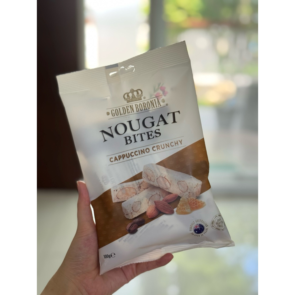 

Nougat Bites Golden Boronia Pack 100gr (isi 13 pcs) atau Ecer (repack isi 5 pcs) Permen Snack Aus BRAND NEW Exp 2026