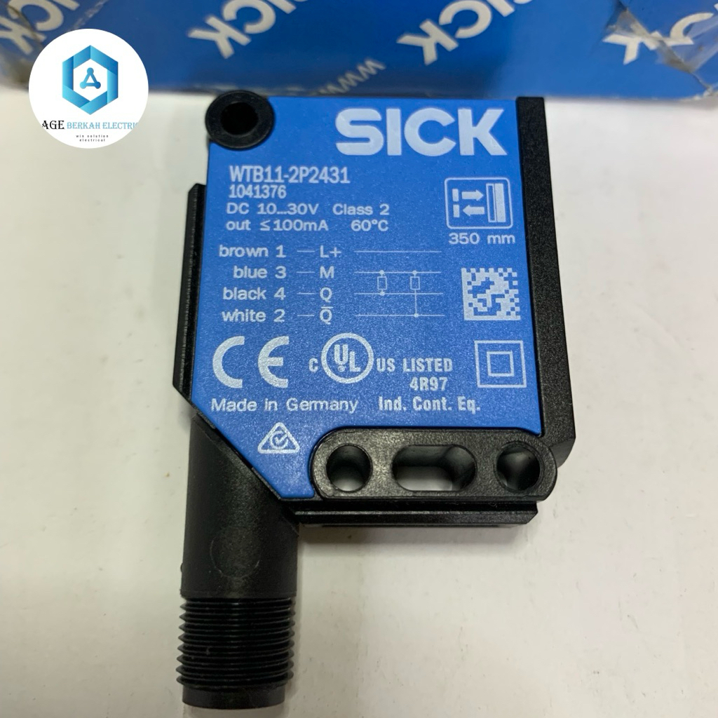 PHOTOELECTRIC SENSOR MERK SICK TYPE WTB11-2P2431 VOLT 12-24V d.c