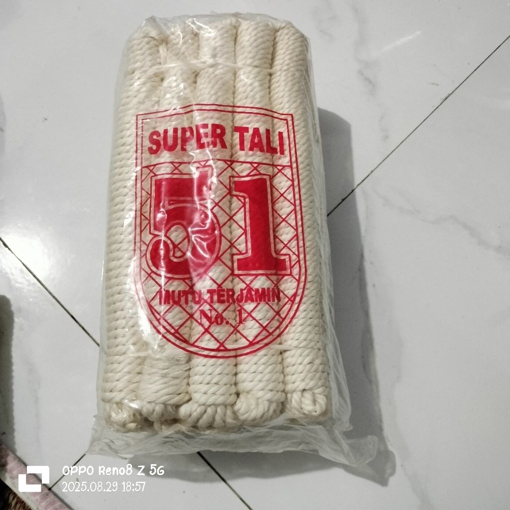 

Tali serat Lurus Pramuka/ Tali serat 5mtr 10mtr 1kodi