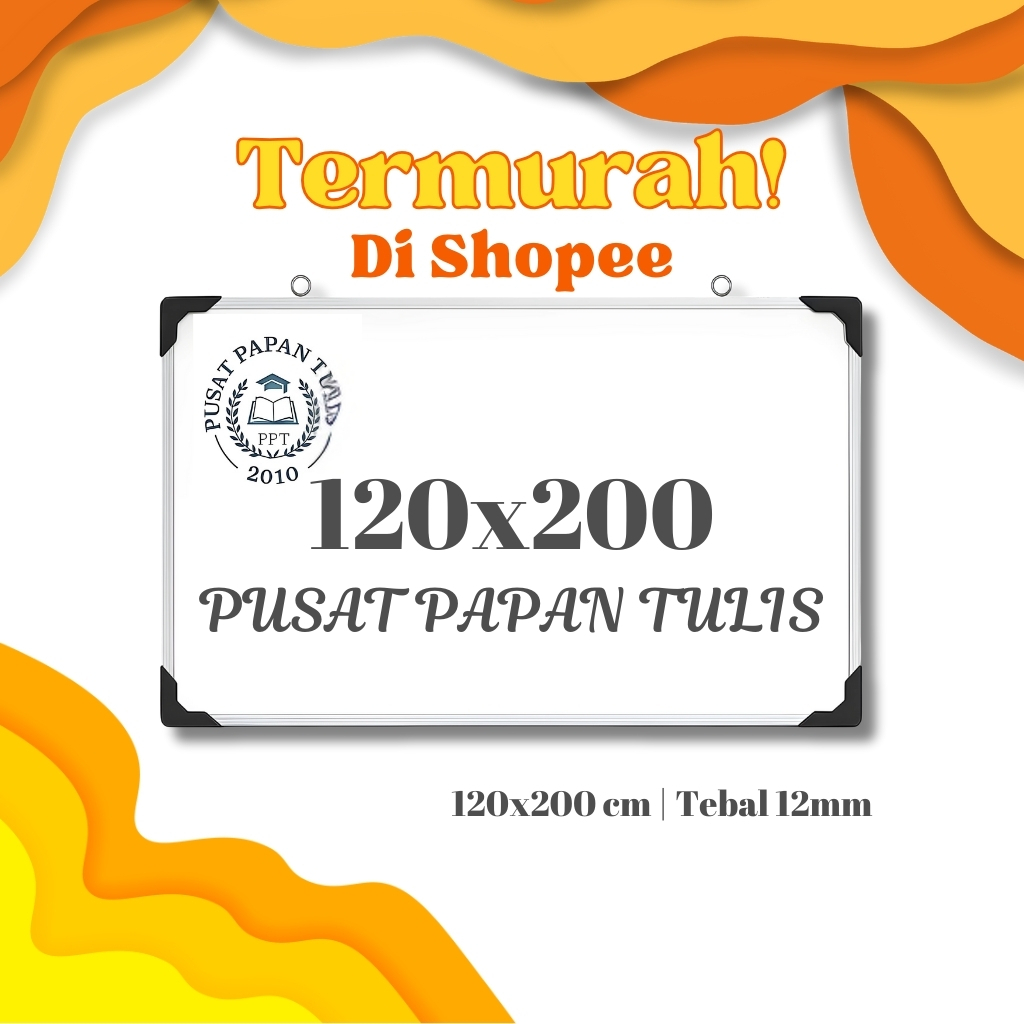 

Papan Tulis Whiteboard Murah Berkualitas Tinggi untuk Kantor Sekolah | Ukuran 120x200cm Tebal 12mm