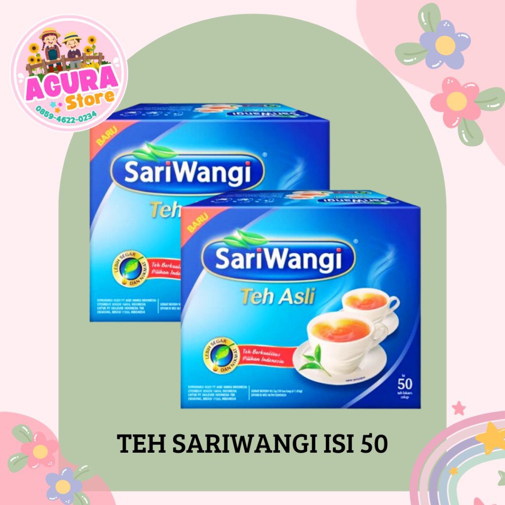 

TEH CELUP SARIWANGI ISI 50 BAG