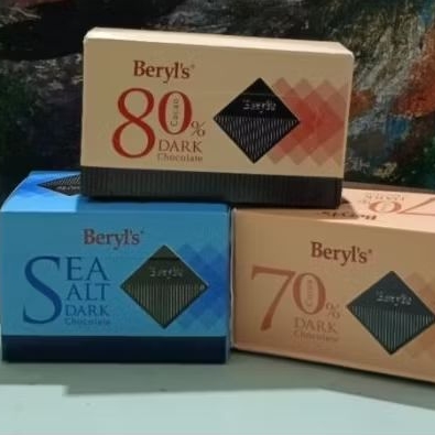 

BERYLS COKLAT BOX 60GR, SEA SALT,80%,70%