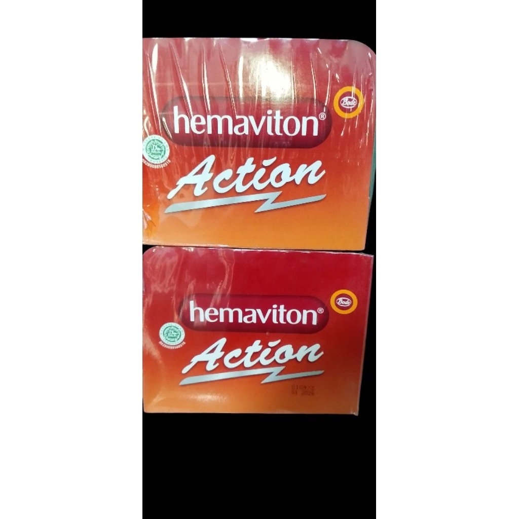 

HEMAVITON action kapsul membantu meningkatkan daya tahan tubuh 1 box