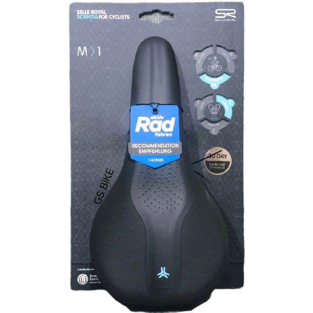 SELLE ROYAL SCIENTIA M1 ATHLETIC GEL Saddle Sadel Kursi Sepeda MTB/GRAVEL/ROAD BIKE