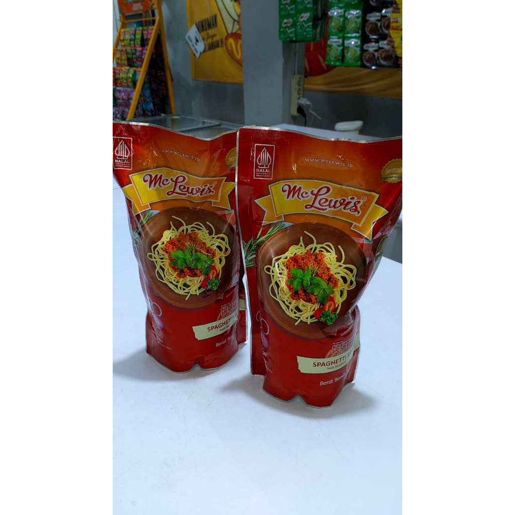 

Mc Lewis Saus Spaghetti 1 kg/ Mc Lewis Spaghetti Sauce 1kg