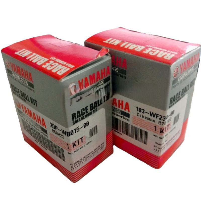 KOMSTIR KIT / BEARING STEERING ATAS BAWAH / ORIGINAL YAMAHA VIXION/ 2DP-WB015-00 + 183-WF234-00