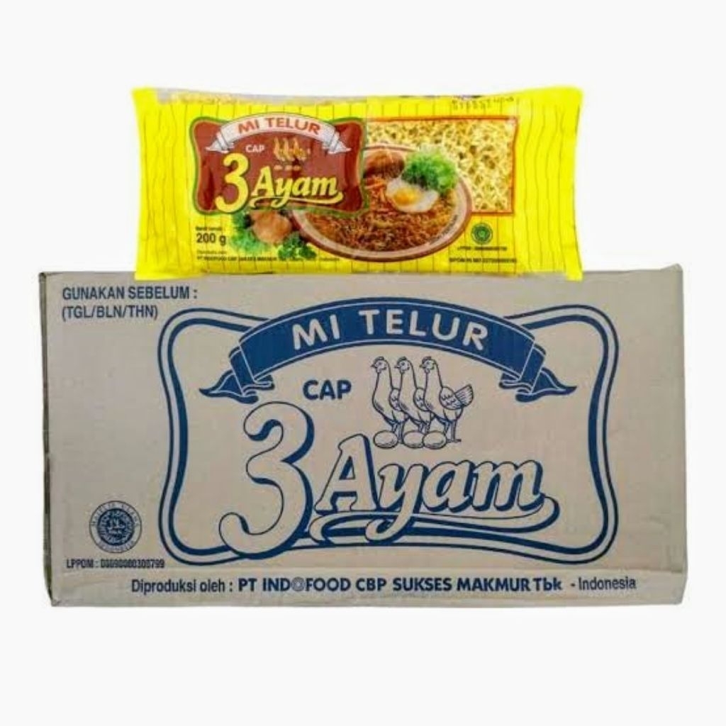 

MIE TELUR CAP 3 AYAM / MIE TELUR CAP TIGA AYAM / MIE TELUR TIGA AYAM