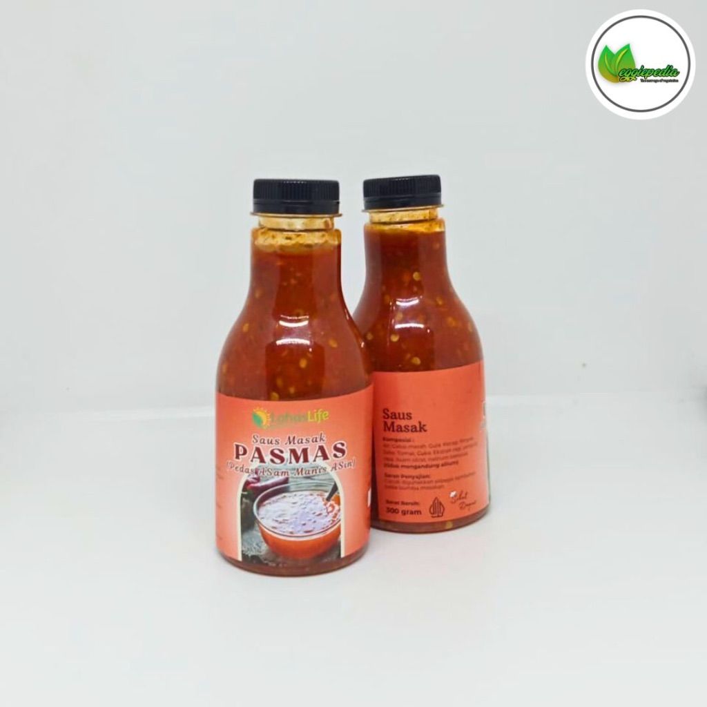 

Saus Masak Pasmas Pedas Asam Manis Asin Vegan Tanpa Bawang