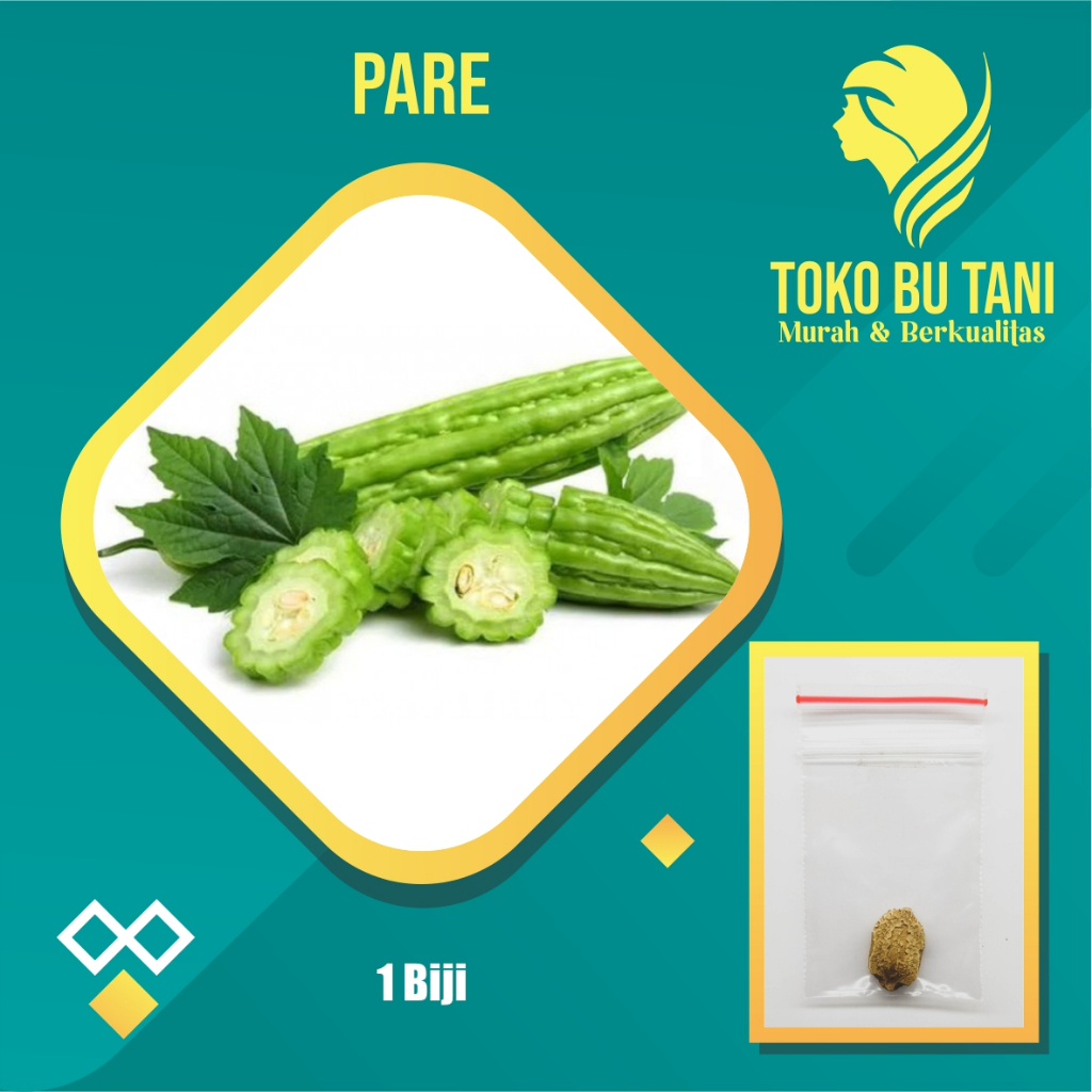 BTN Bibit Pare Benih Pare Sayuran Pahit Besar Bibit Sayuran Berkualitas