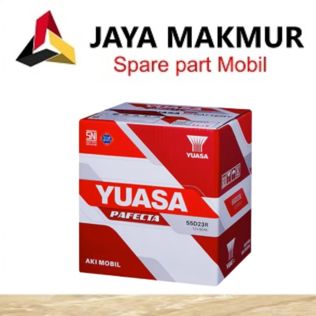 Yuasa Pafecta AKI BASAH Mobil 55D23L 12V 60 Ah