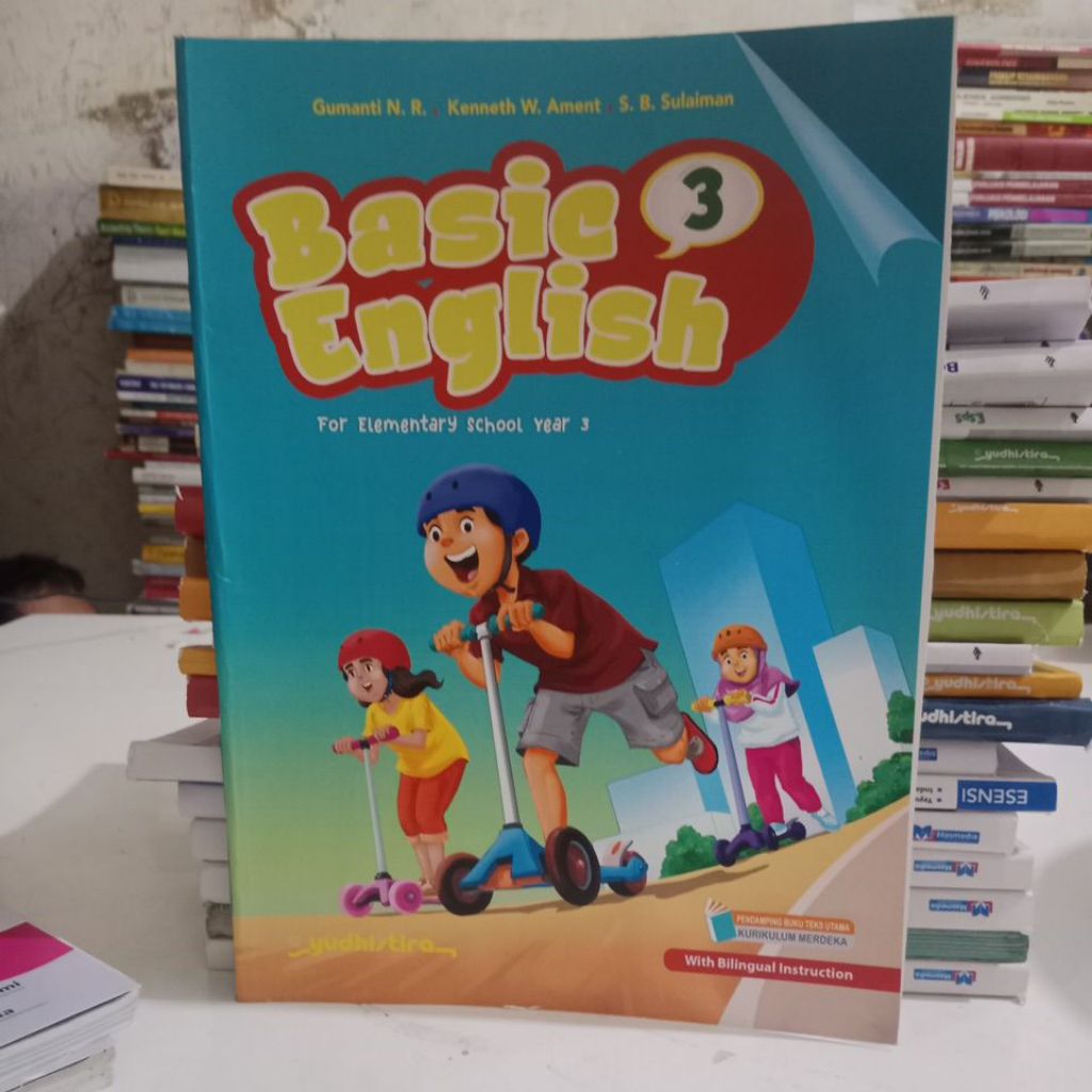 buku Basic English (Bahasa Inggris) SD kelas 3 penerbit yudhistira