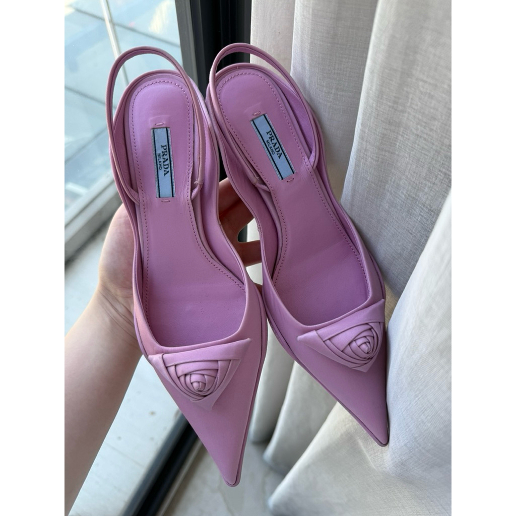 HEELS KITTEN CEWEK WANITA PRADA