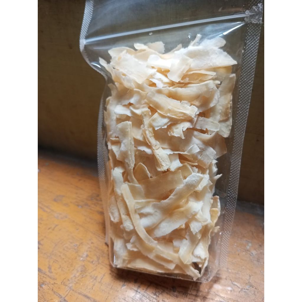 

Balung kuwuk/Ceriping singkong 90 gr .Mentah