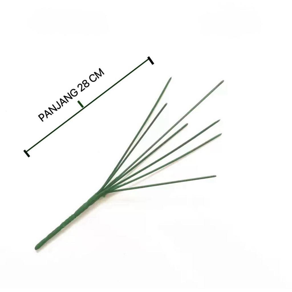 Jamooan Tangkai Bunga Artificial Cabang 5 Perlusin Batang Bunga Kokoh