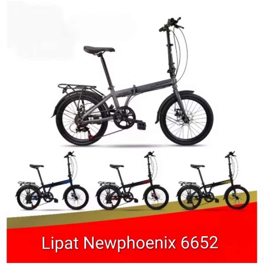Sepeda Lipat New Phoenix 16 & 20 inch NP 6652  Terbaru murah promo bisa paylatter