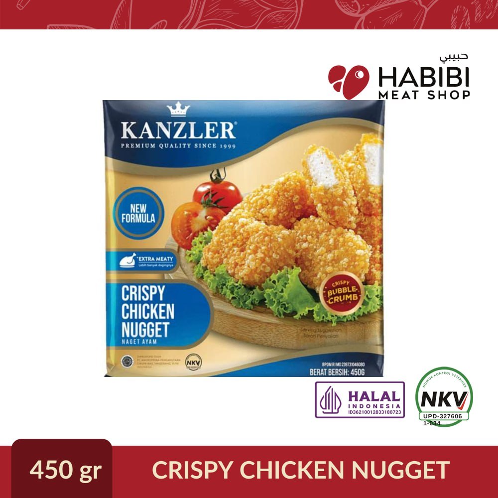 

KANZLER CRISPY CHICKEN NUGGET 450gr