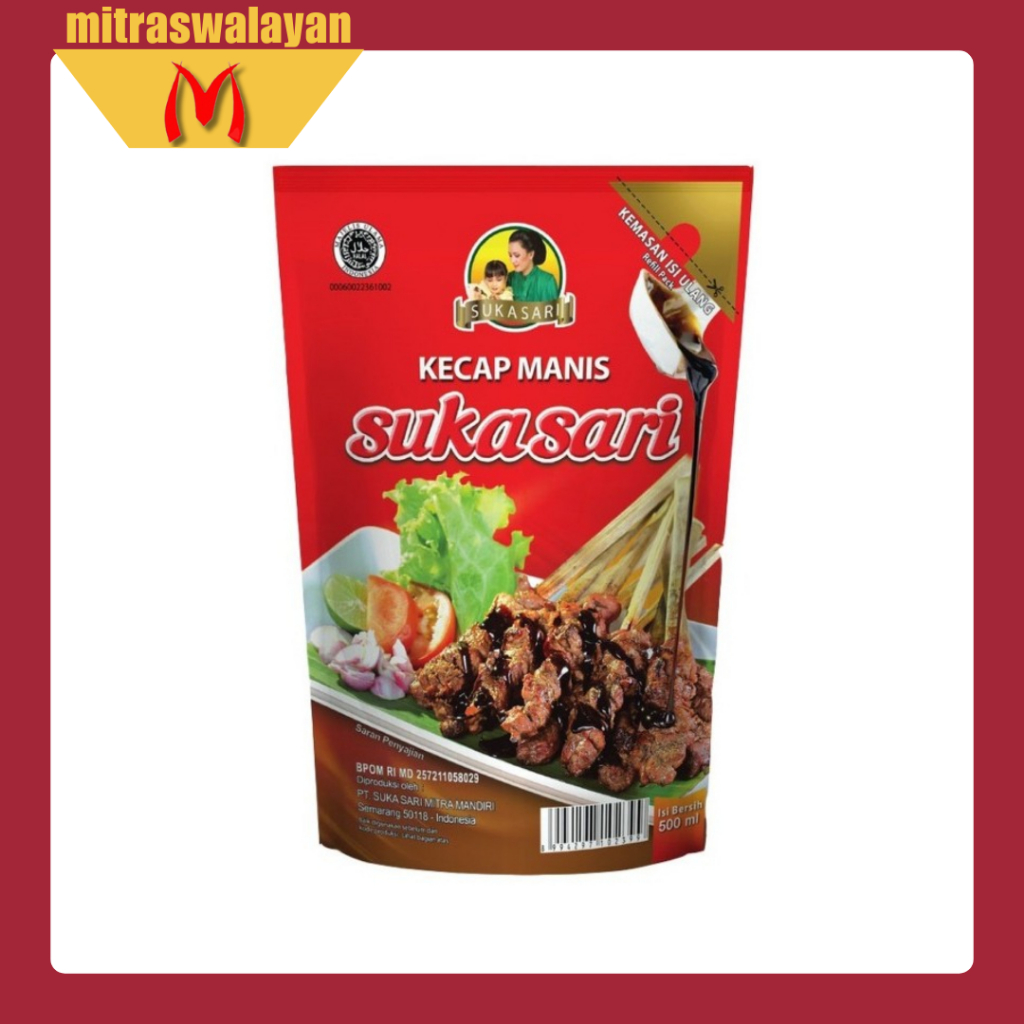 

SUKA SARI Kecap Manis Kemasan Refill 500 ml