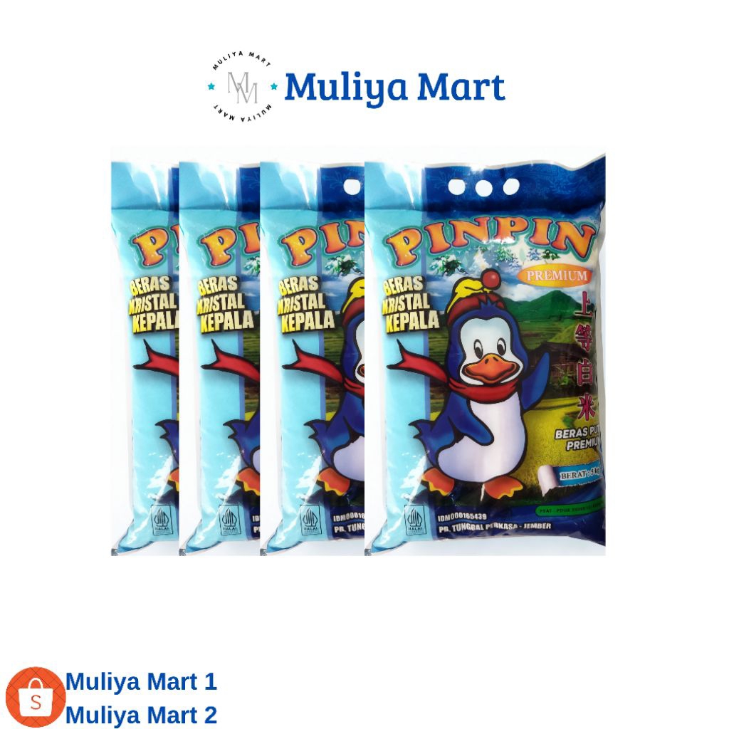 

Beras PIN PIN 5kg x 4 PACK