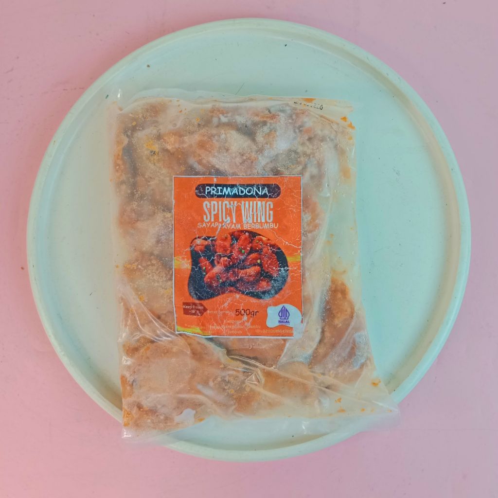 

Amanta Segar Bogor | PRIMADONA Spicy Wings Wing Sayap ayam Berbumbu 500gr Halal