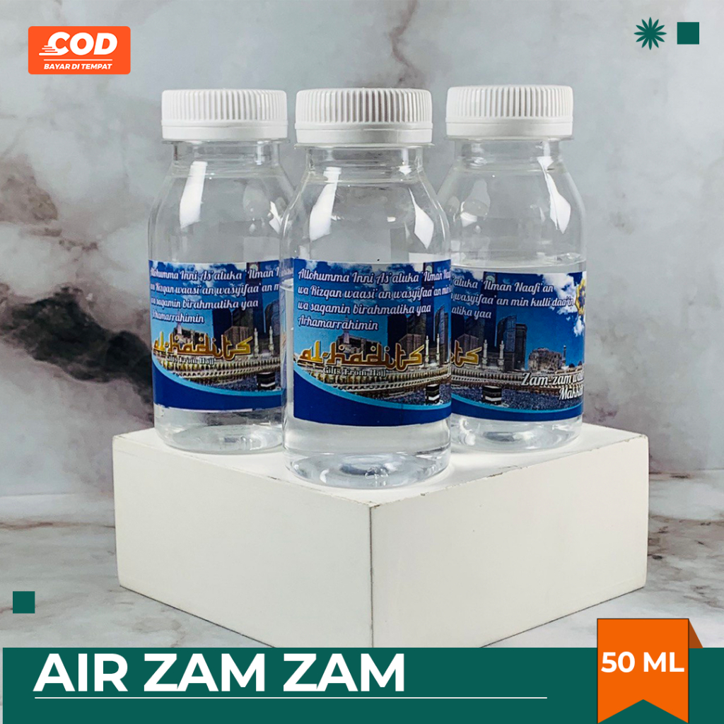 Paket Promo Bundling Air Zam Zam Asli Kemasan 50ml isi [50pcs]  | Zam Zam Original