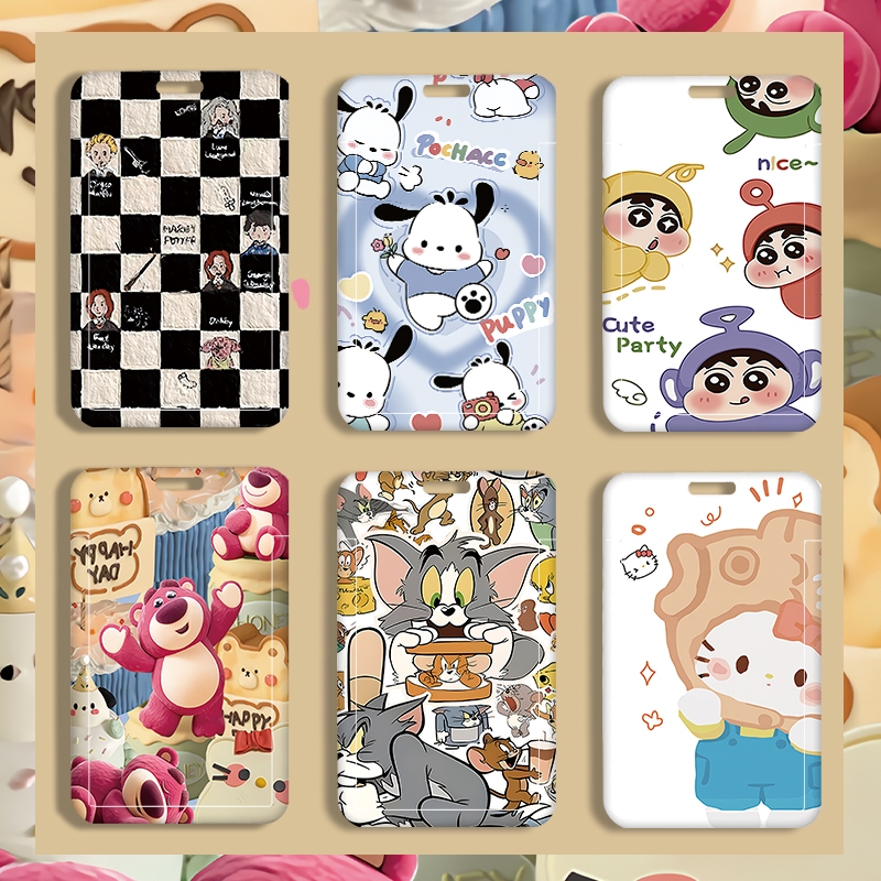

Pola Animasi Kartun yang Kreatif dan Lucu Kantung Kartu KTP Motif karakter Anime, Tempat Kartu Photo Card & ID, Desain Kawaii Gaya Jepang untuk Fans Kollektor