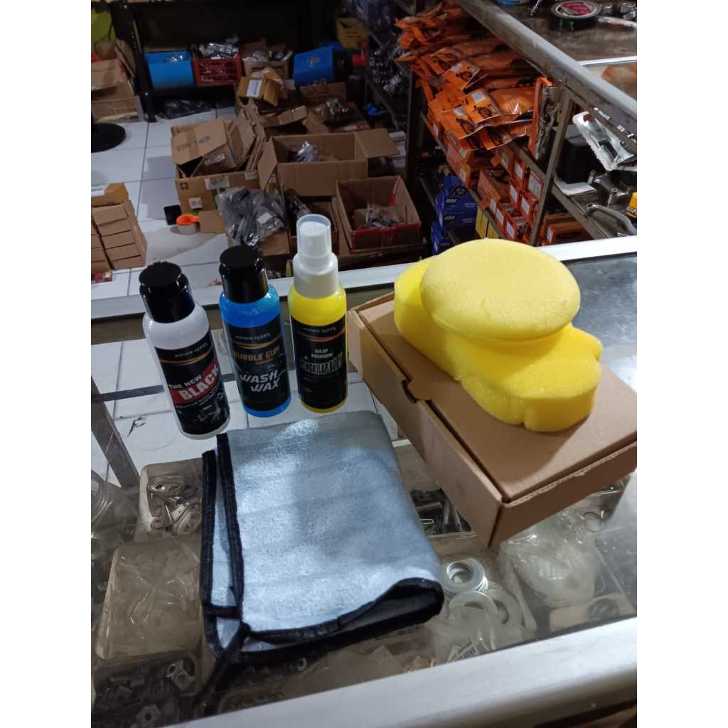 Paket Cuci Motor Cuci Mobil Sabun Cuci Kendaraan Paket Komplit