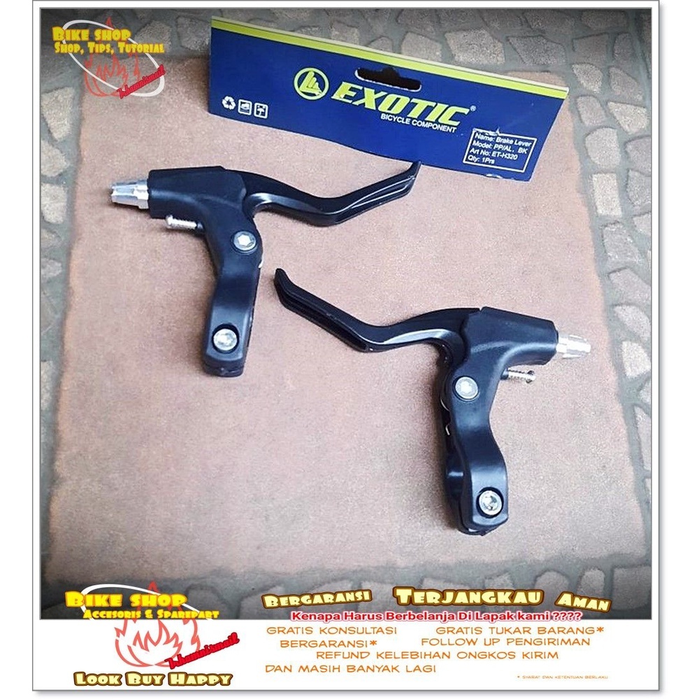 HANDLE REM MTB BMX PVC ALLOY EXOTIC 320 Sepeda MTB BMX SPAREPART SEPEDA TERMURAH