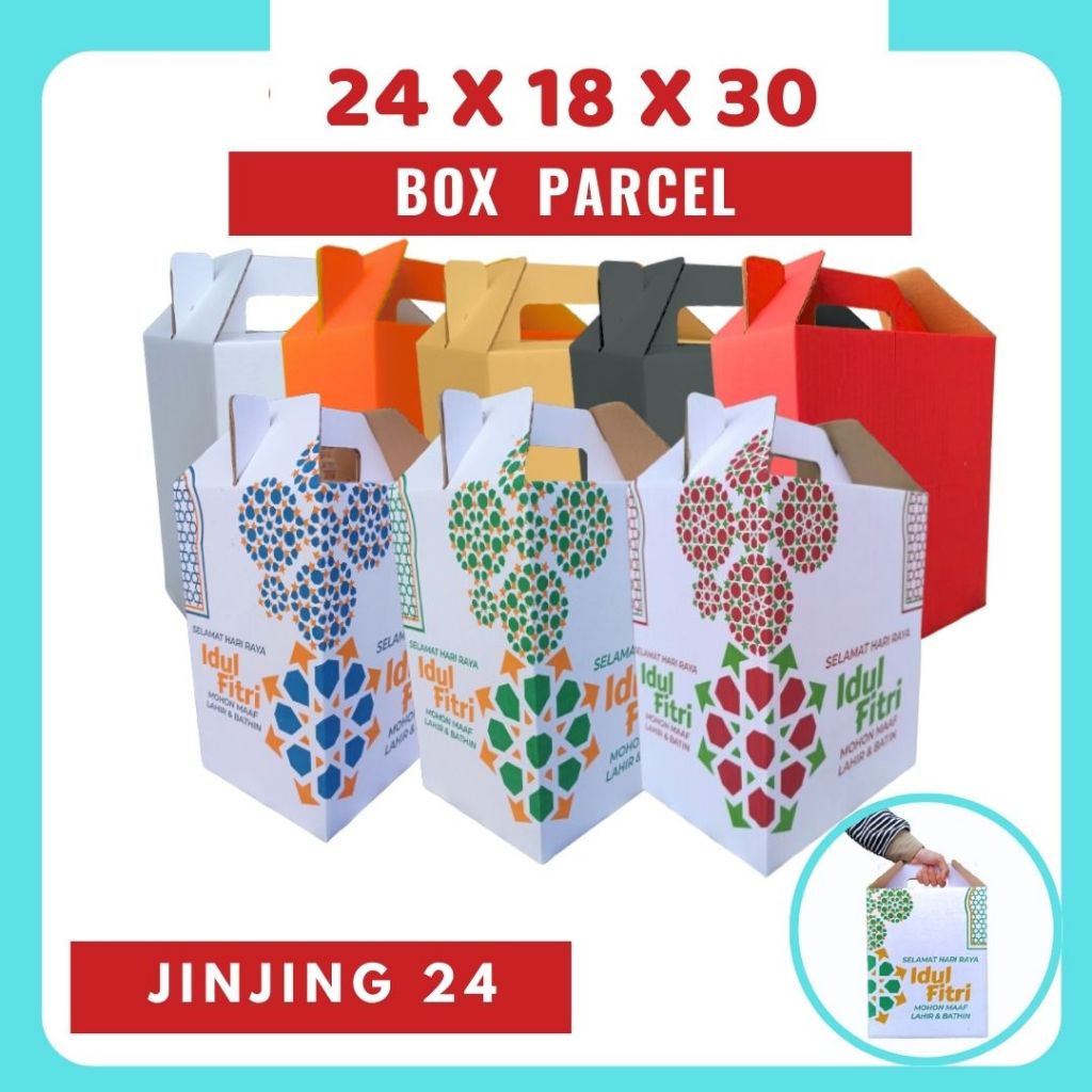 

Box Parcel Jinjing 24x18x30 Box Lebaran Kardus Packing/Parcel/Bingkisan Lebaran/idul Fitri/Kardus Besar Paket sembako/hampers/Bingkisan/eid mubarak/Oleh oleh/Motif